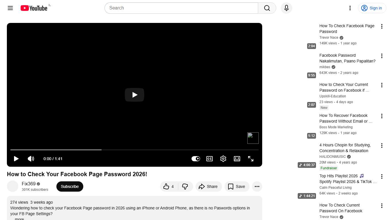 How to Check Your Facebook Page Password 2026! - YouTube